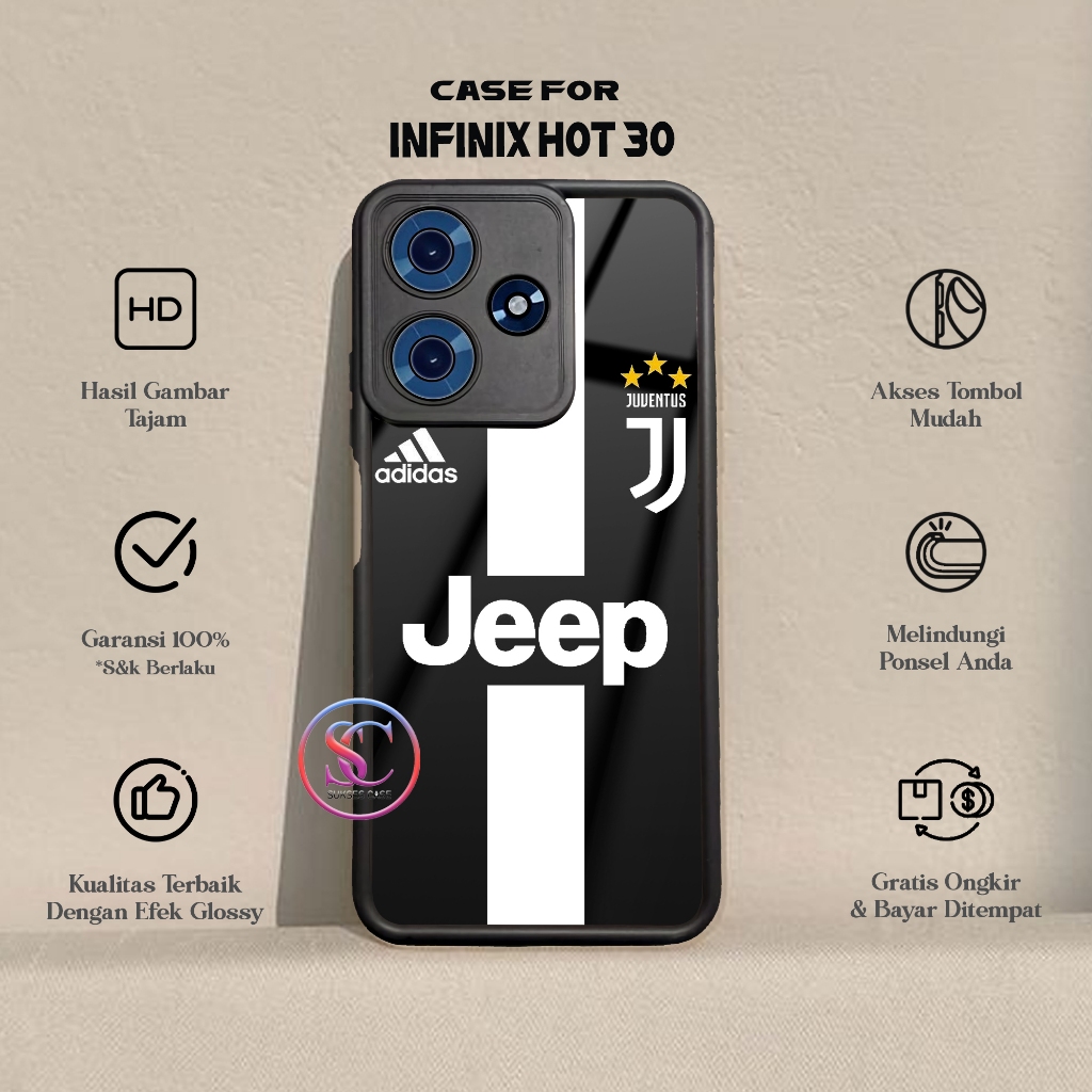 Sukses Case INFINIX HOT 30 - SOFTCASE GLOSSY 2D  Infinix hot 30 - Silikon Hp Infinix  - Silicon Hp I