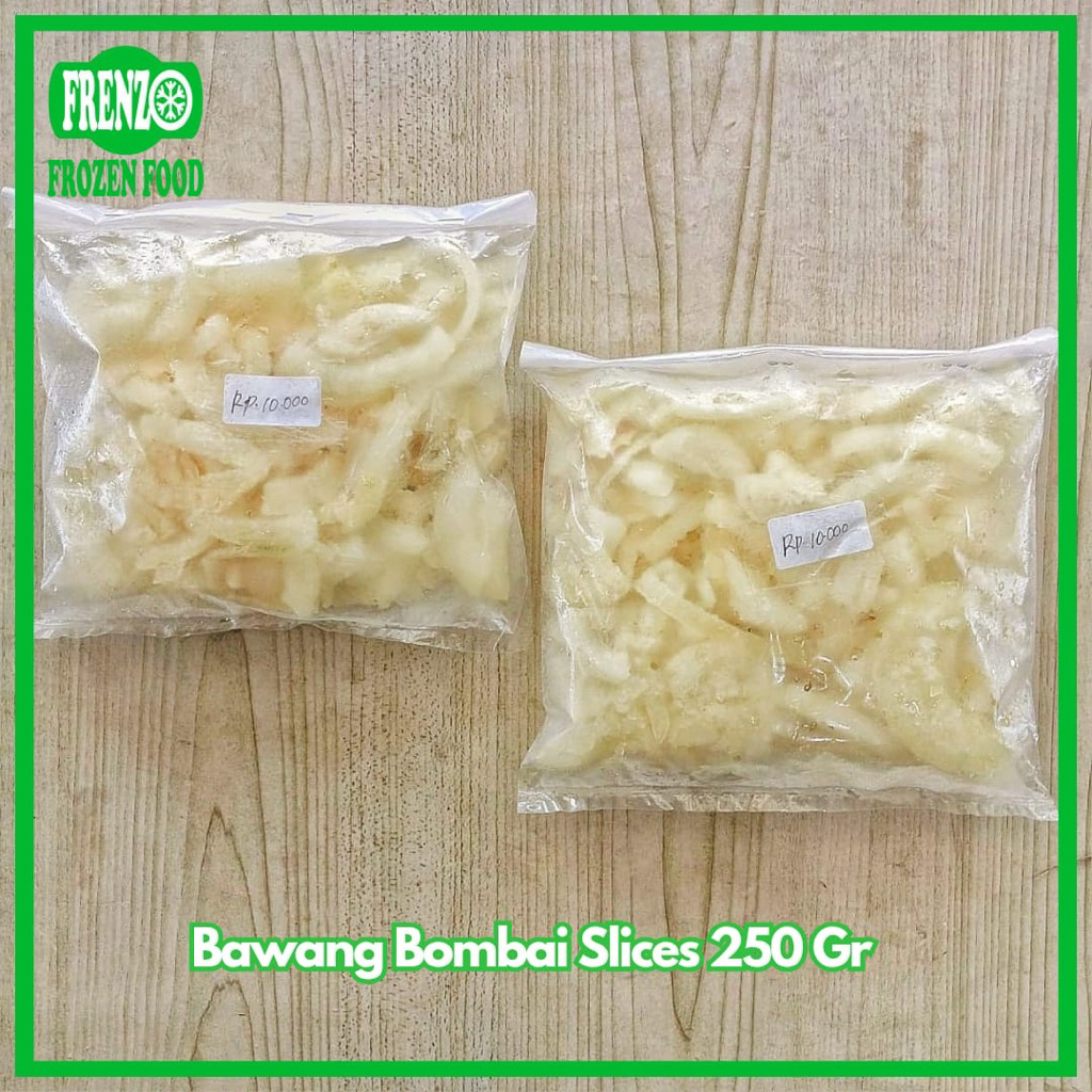 

Bawang Bombai Slices Beku 250 Gr
