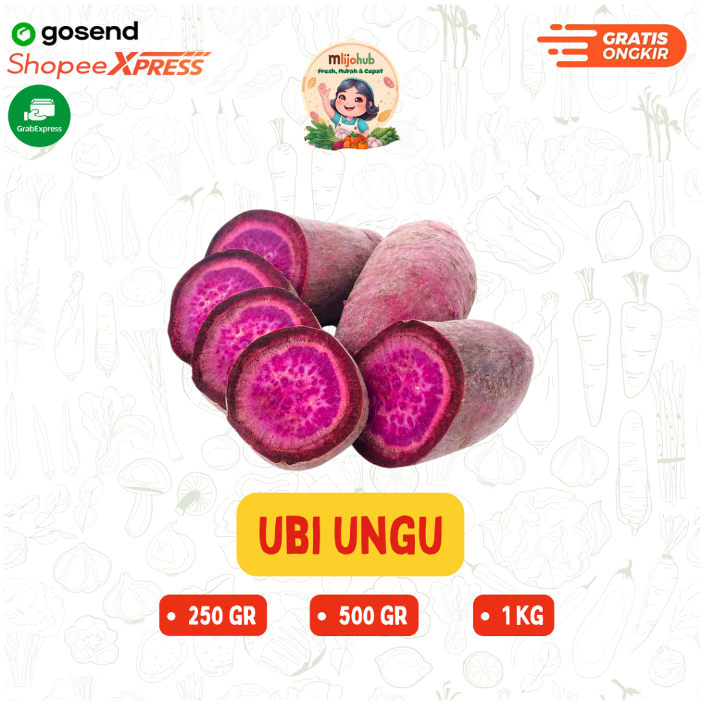

Ubi Ungu - Pengiriman Instan - Fresh Mlijohub Malang