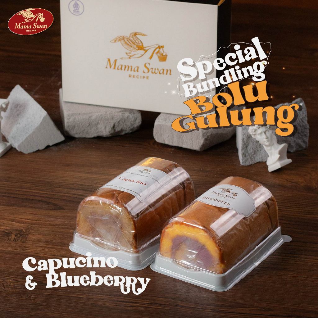 

Bundling Bolu Gulung Mika Capucino & Blueberry