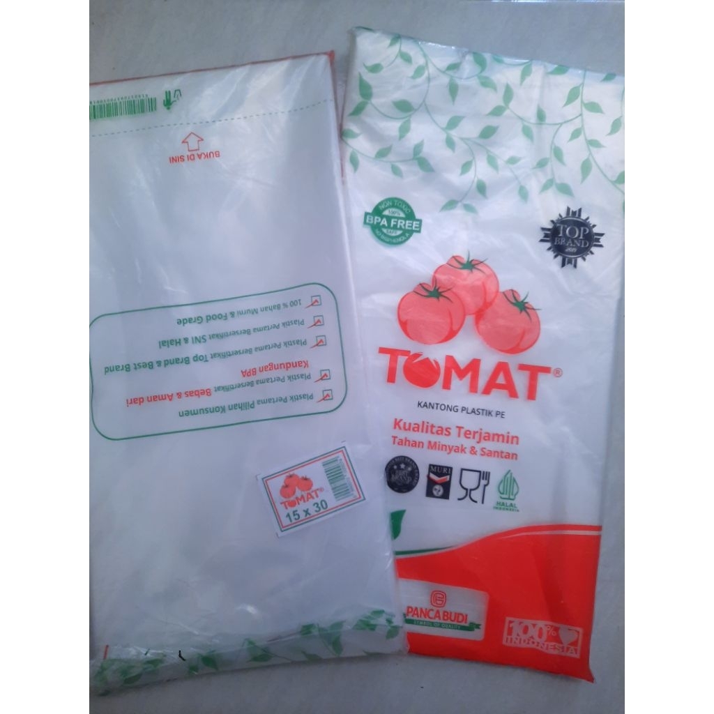 Plastik Tomat Ukuran 15 x 30