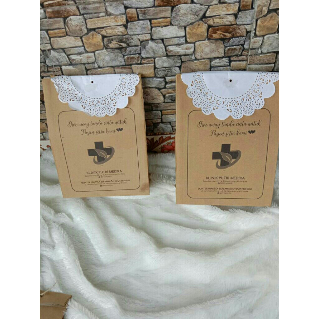 

Paper tempat souvenir unik custom renda wedding/olshop/hajatan