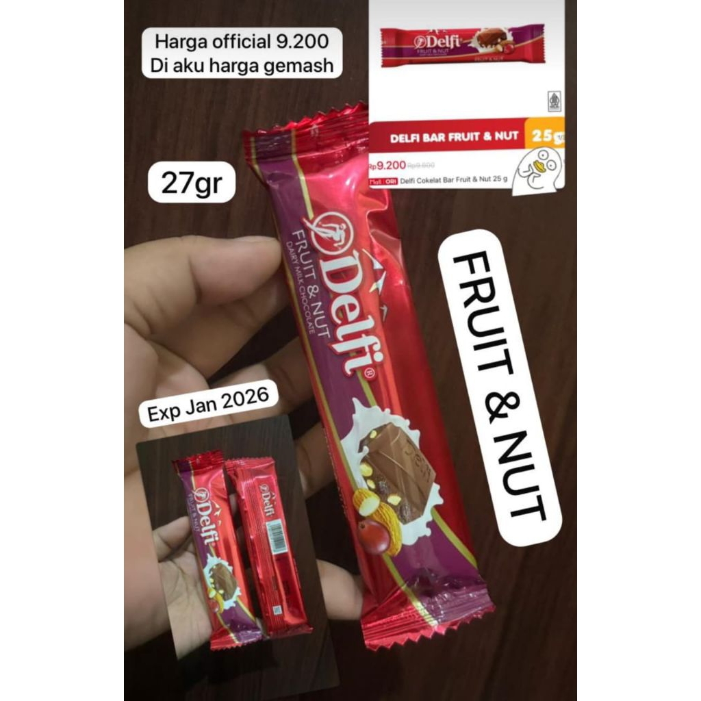 

DELFI fruit & nut 25g