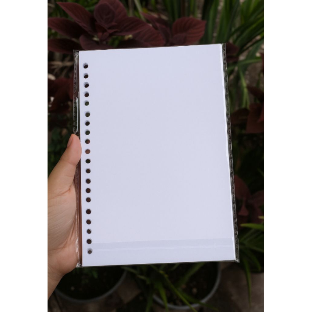 

Loose leaf A5 isi 50 lembar putih polos