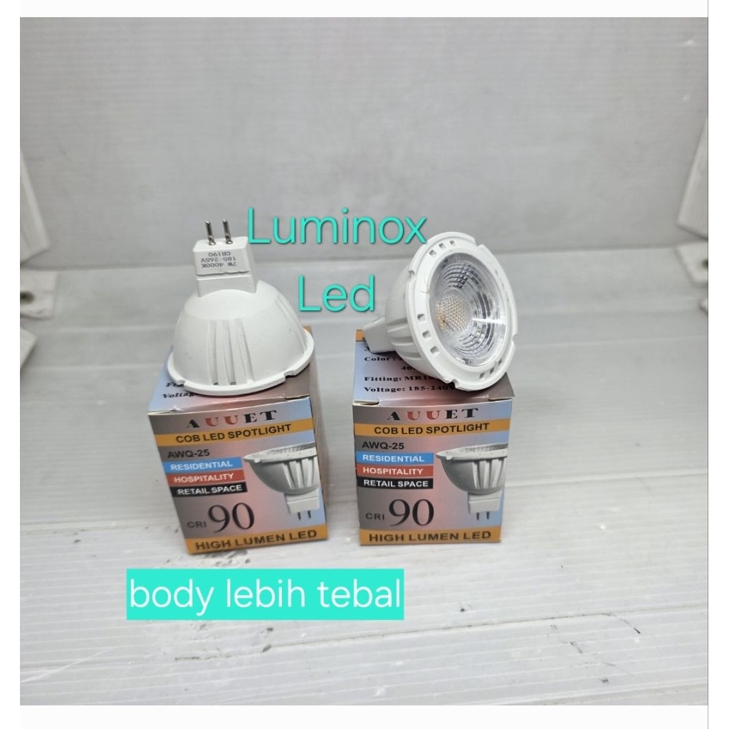 lampu spot mr16 led 7watt 7w 4000k / spotlight MR16 GU5.3 led 3000k 7w 7 watt 220volt