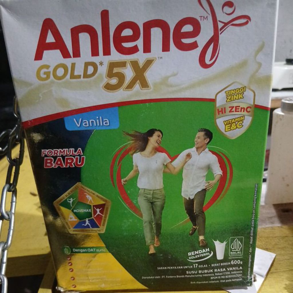 

Anlene GOLD5X Rasa Vanilla 600gr