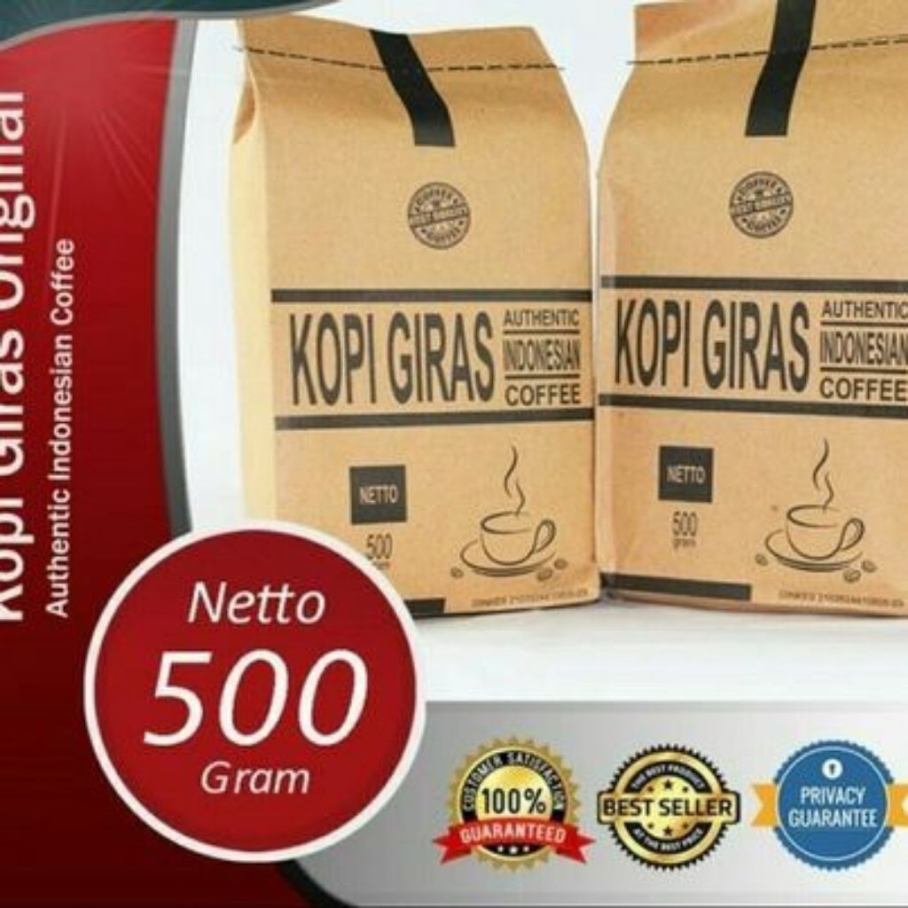 

Kopi Giras 500 gr Kopi Robusta Kopi Asli Tanpa Campuran