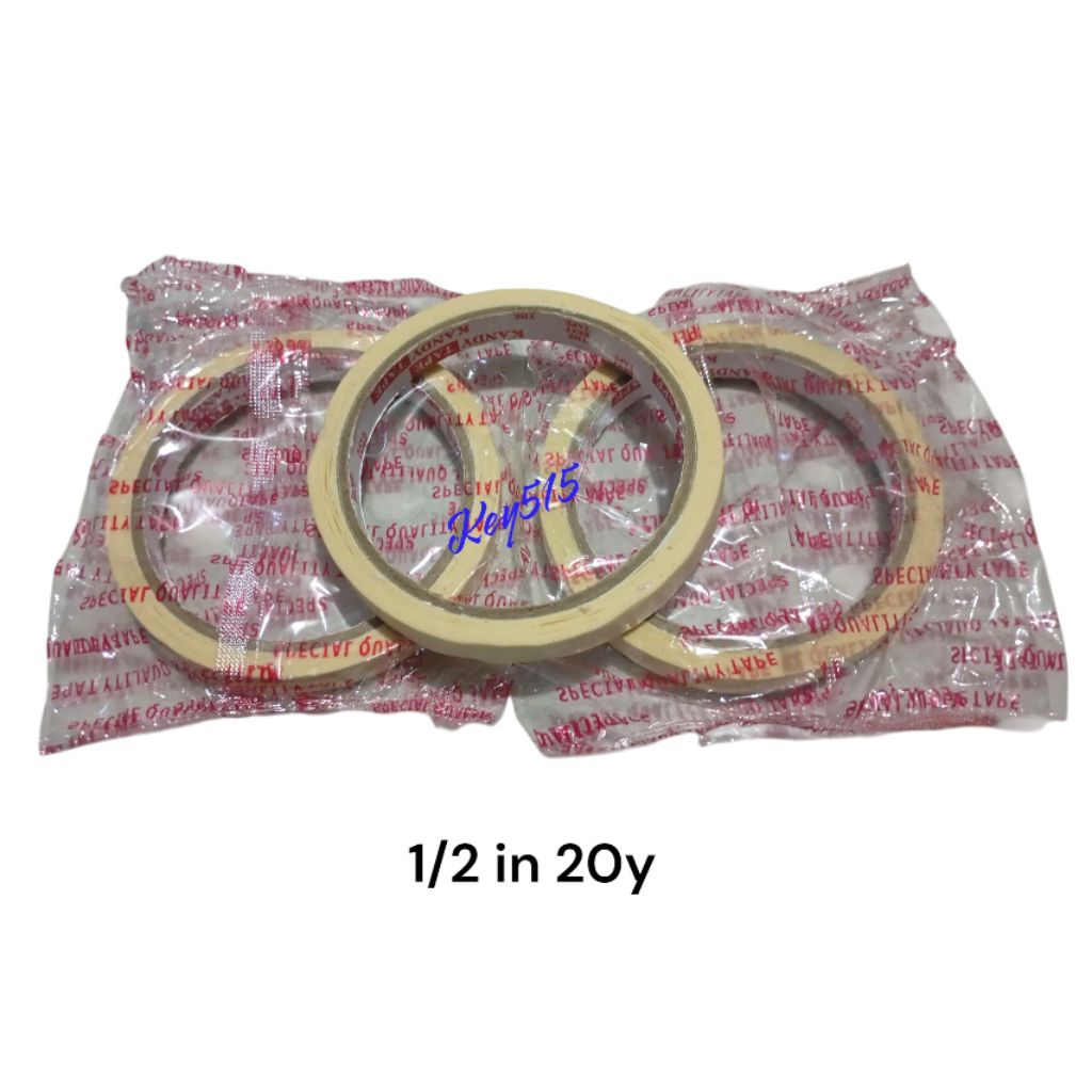 

maskin tape lakban kertas 1/2 inch 20yard