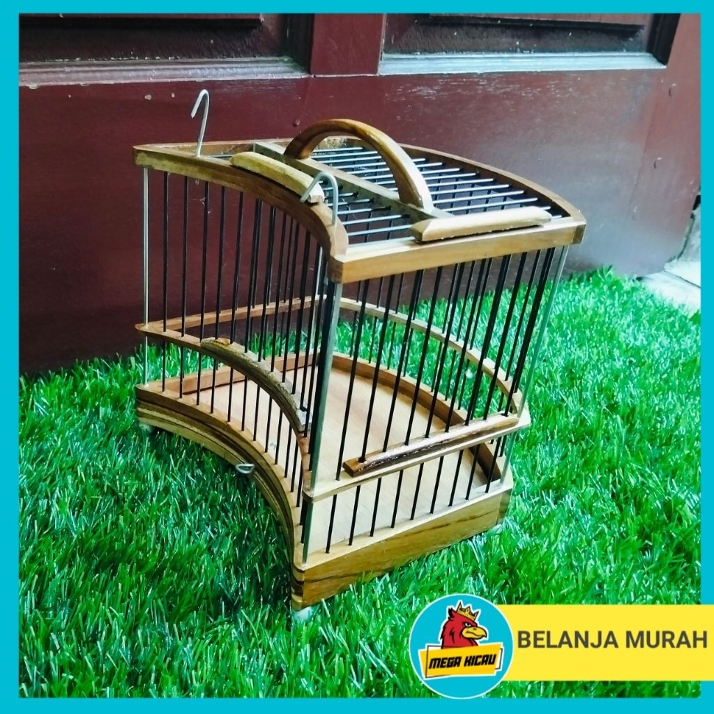 kandang untulan pernis finishing ruji fiber sangkar Untul pleci