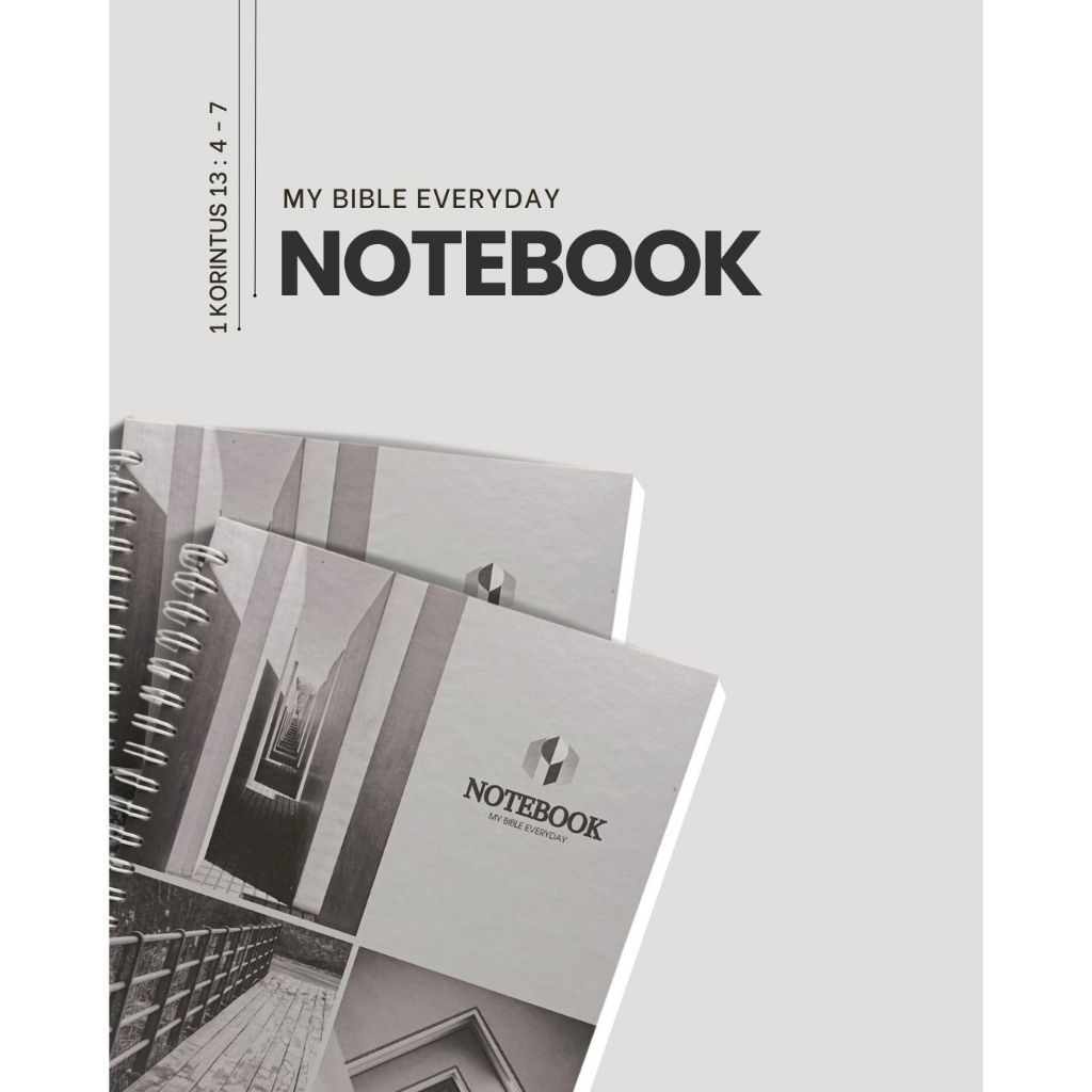 

Notebook / Buku Tulis / Buku Catatan 1 Korintus 13 : 4 - 7 (1 Corinthians 13 : 4 - 7)