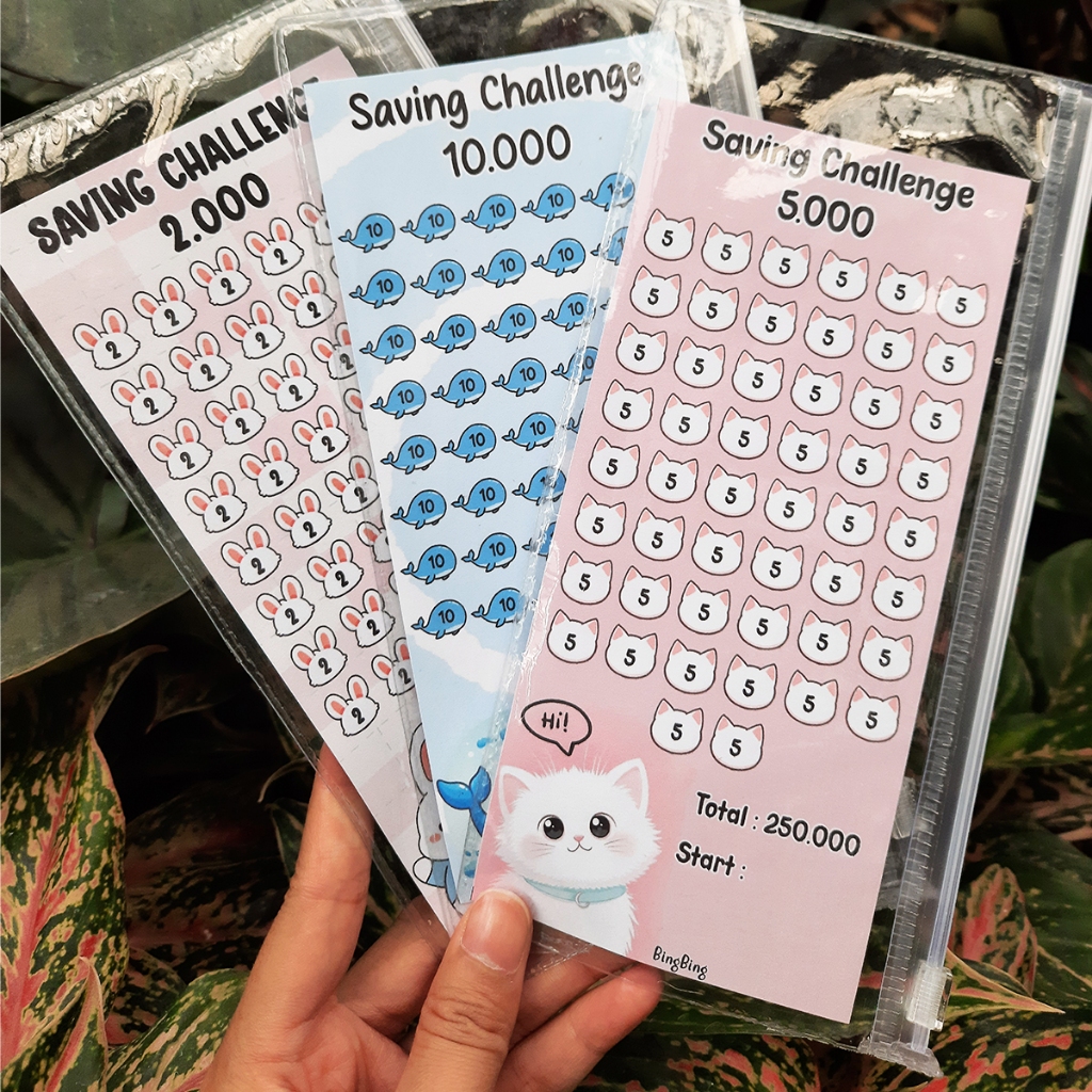 

Ziplock dan Kertas Challenge Menabung