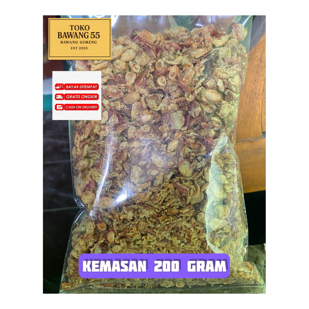 

bawang goreng grade B 200 gram