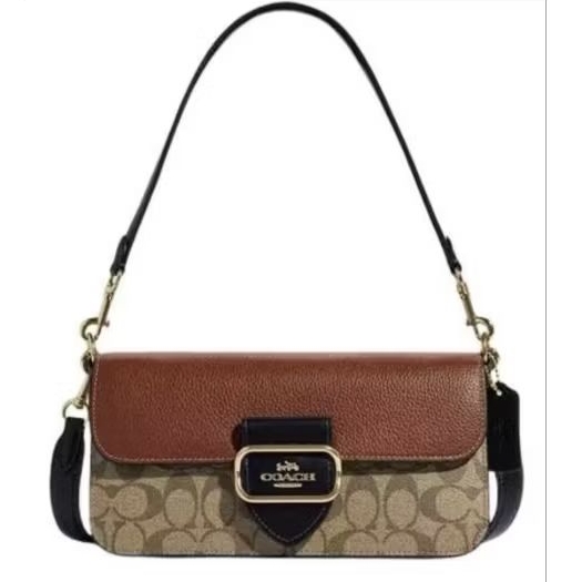 Tas Coach M0RGAN Morgan Sign Khaki Brown