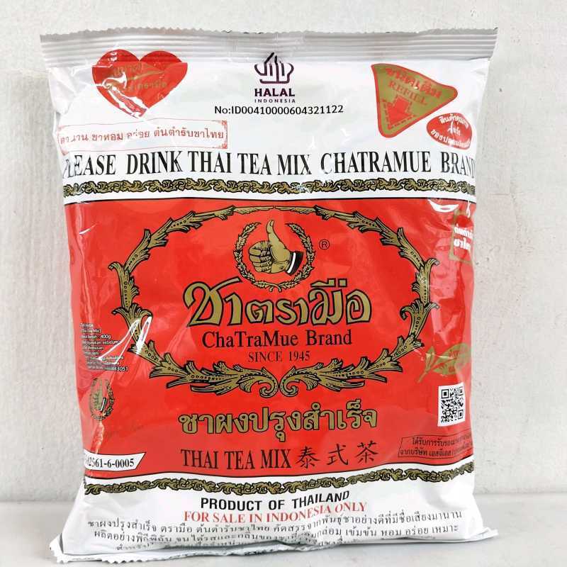 

Thai Tea Mix Number One Chatramue Brand 400 gram
