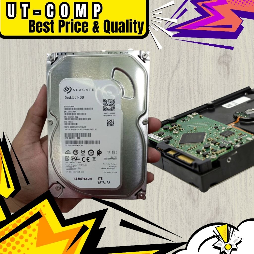 Harddisk Seagate 500GB 1TB Original Second Lulus Test + Windows Promo 7.7 Siap Pakai atau Kosongan