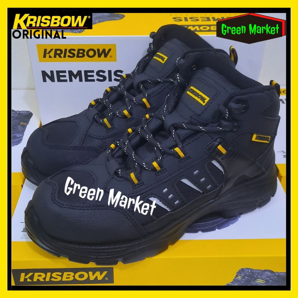NEW Sepatu Safety Krisbow NEMESIS Safety Shoes Krisbow NEMESIS