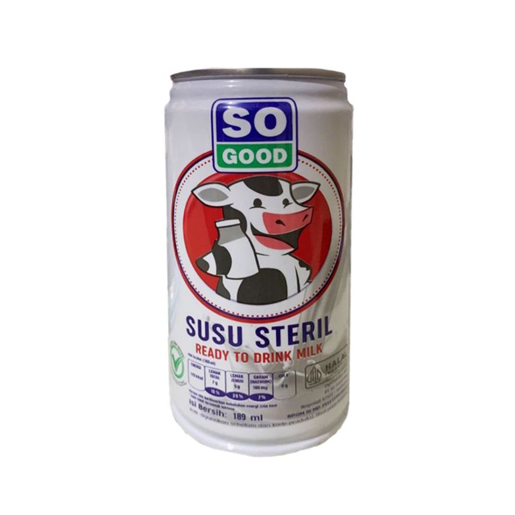 

So Good Susu Cair Steril Kaleng 189 ml