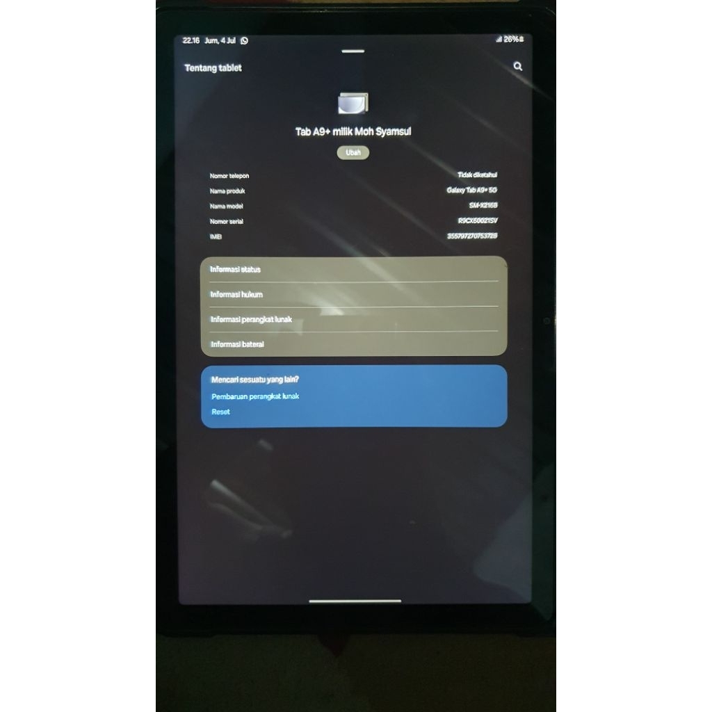 Samsung Galaxy Tab A9+ 5G