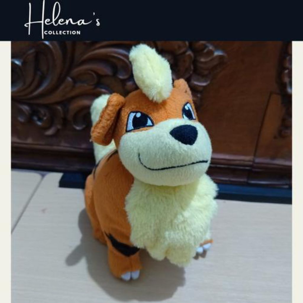Growlithe Boneka Pokemon Tomy