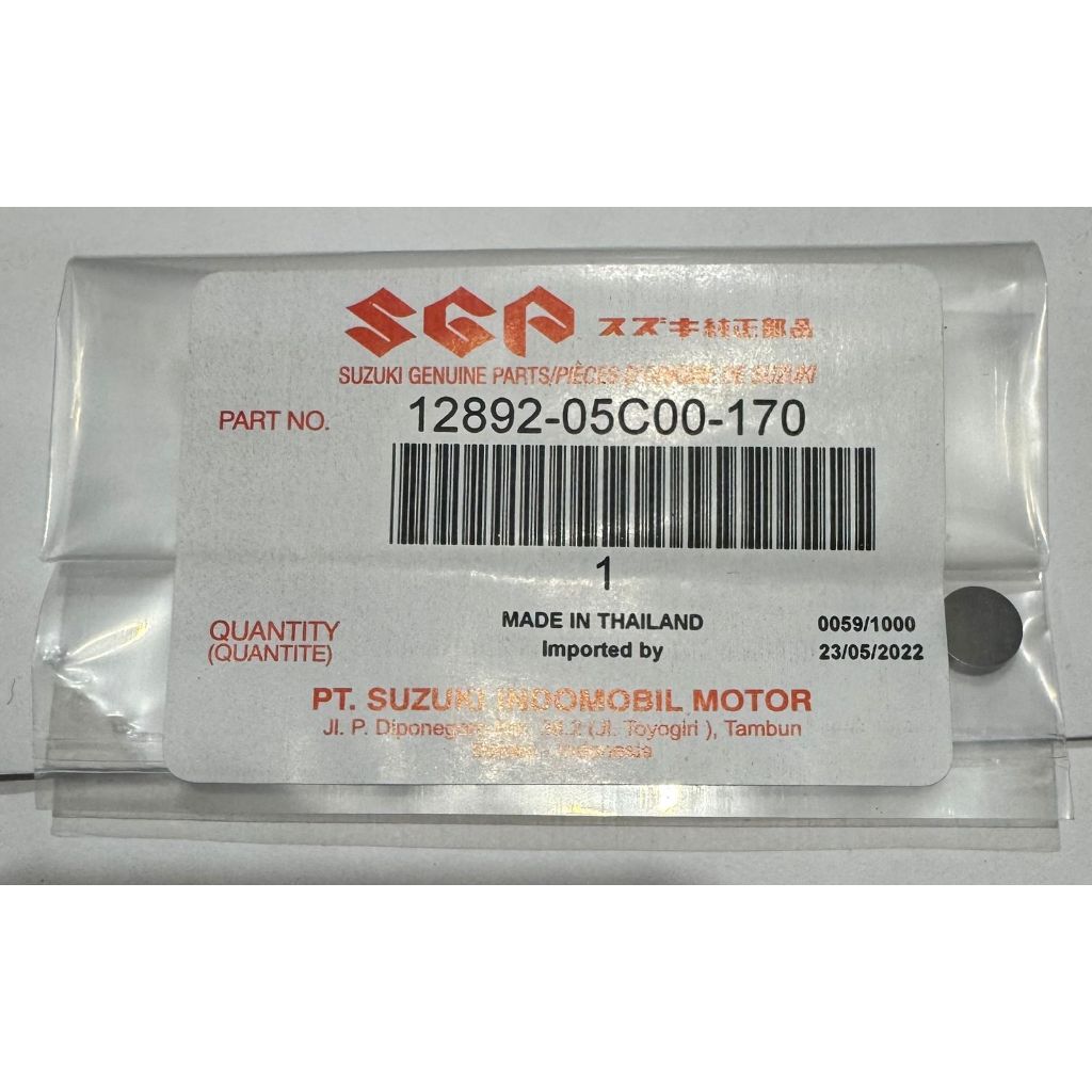 SIM SHIM KLEP SATRIA FU 150/HARGA SATUAN/PNP/SUPRA GTR/SONIC 150/CB150 LED/ORIGINAL SGP THAILAND/