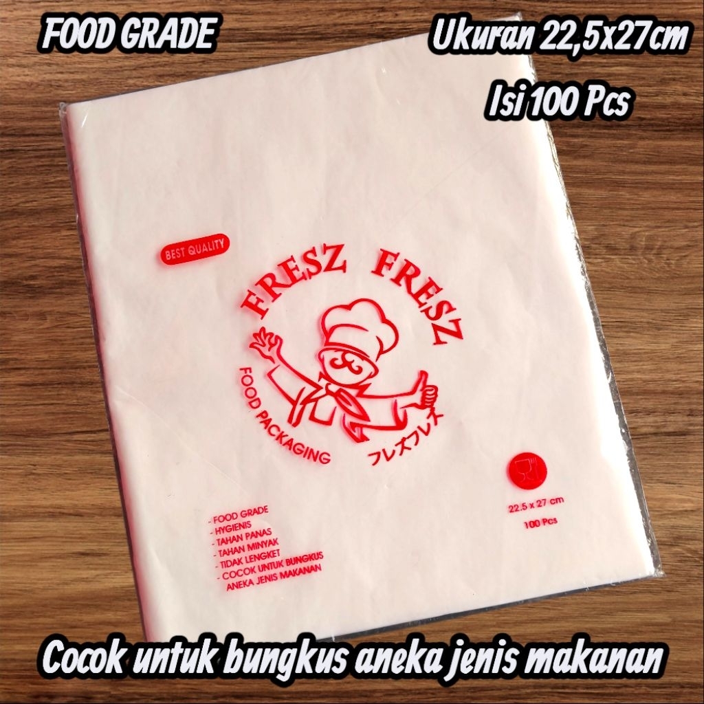 KERTAS NASI / KERTAS BURGER / KERTAS PEMBUNGKUS NASI