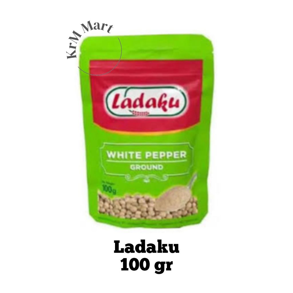 

Ladaku 100 gram 1 bungkus merica bubuk white pepper ground 100gr g merico mrica mrico