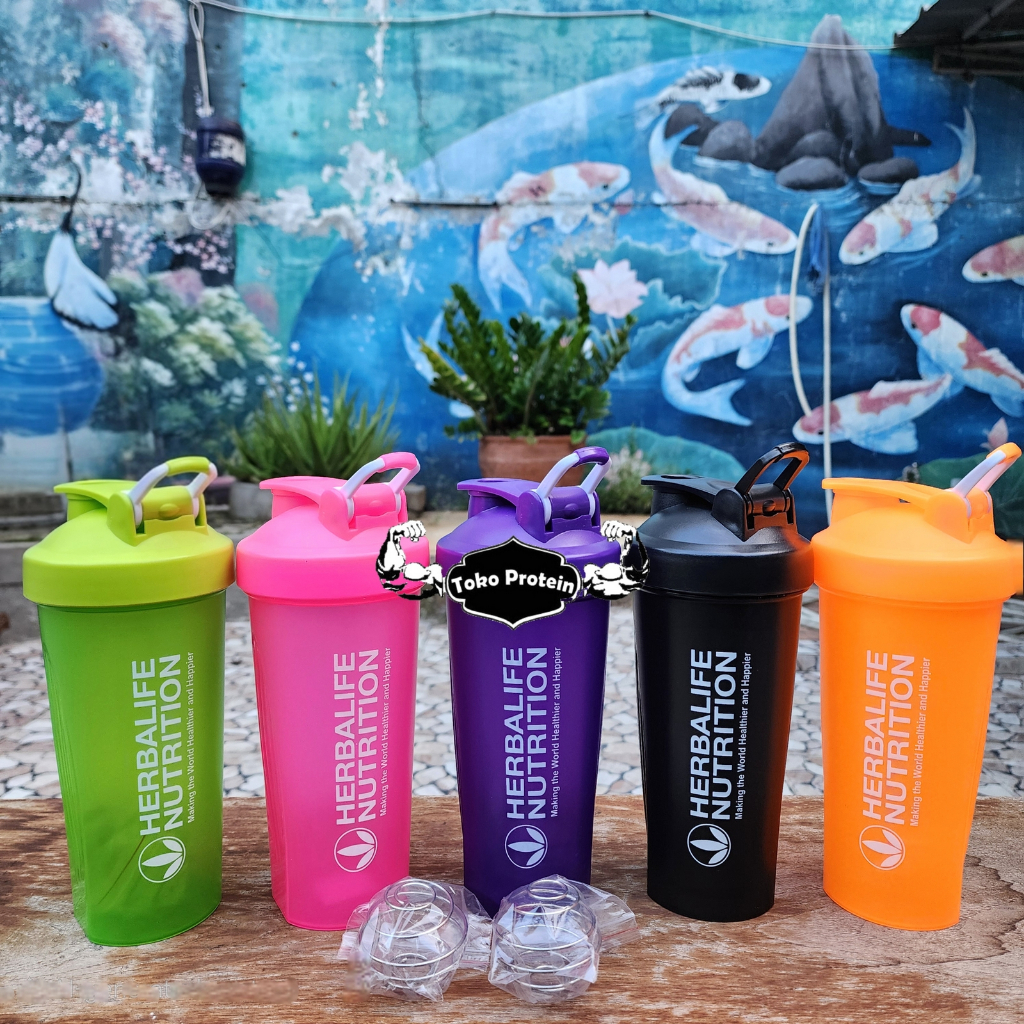 Shaker Herbalife 600ml Banyak Warna Original