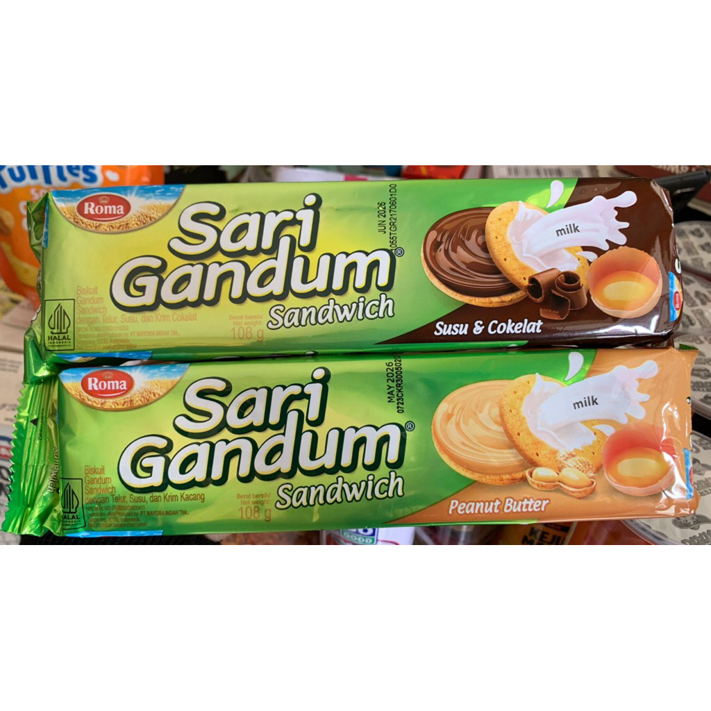 

Sari Gandum Sandwich 108gr