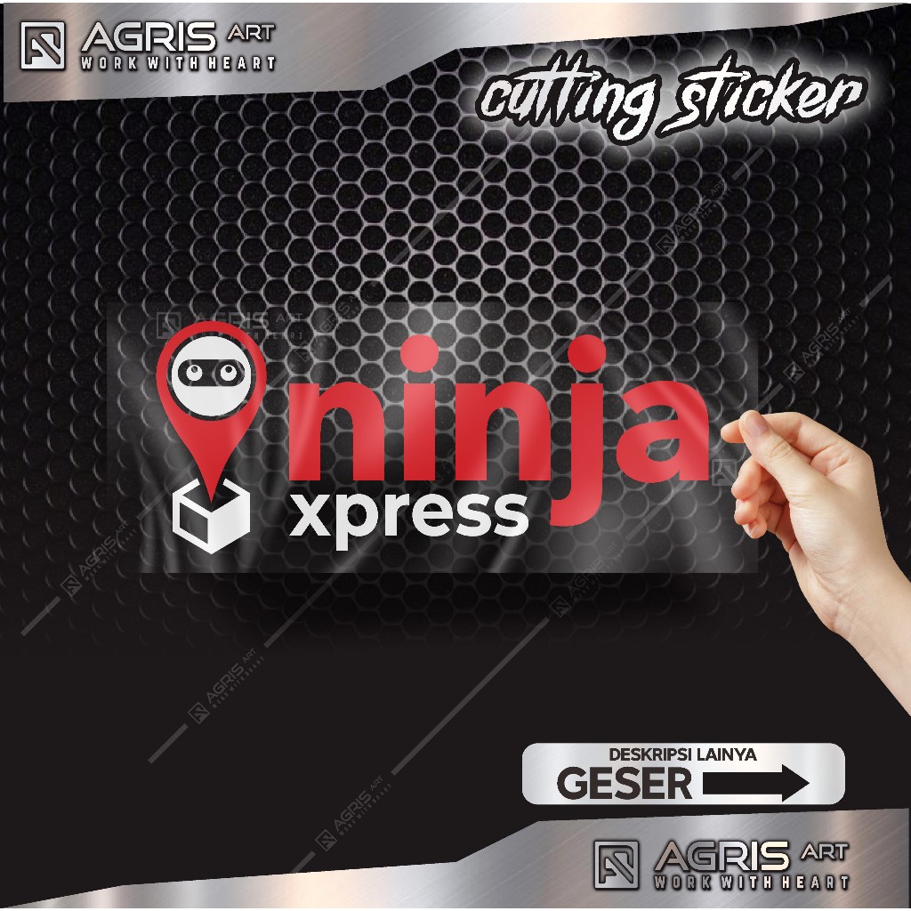 

stiker cutting sticker ninja express bukan printing anti luntur