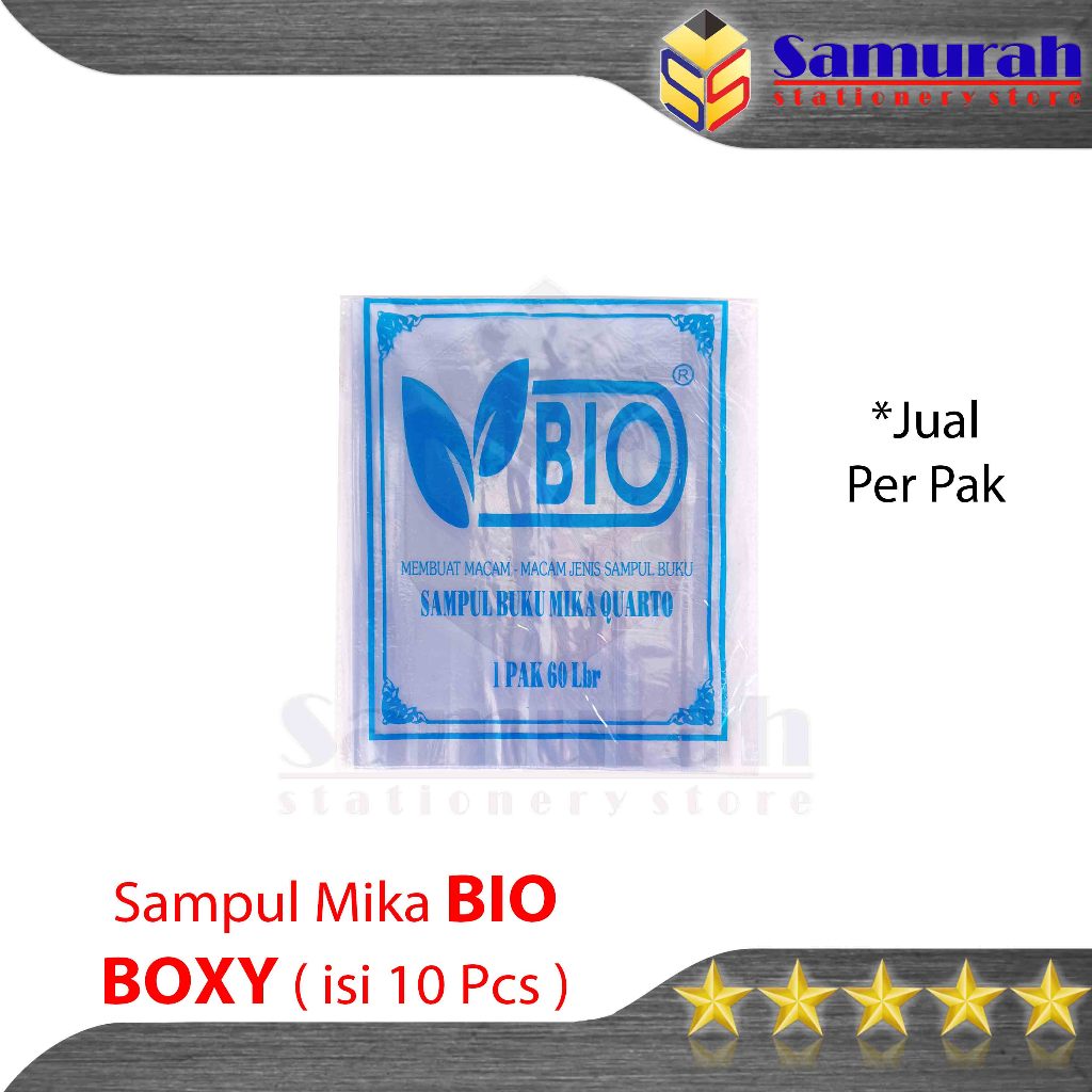 

Sampul Plastik Mika BIO Ukuran Quarto ( isi 10 Lembar ) / Buku Tulis Kuarto / Kwarto Sidu 38 58
