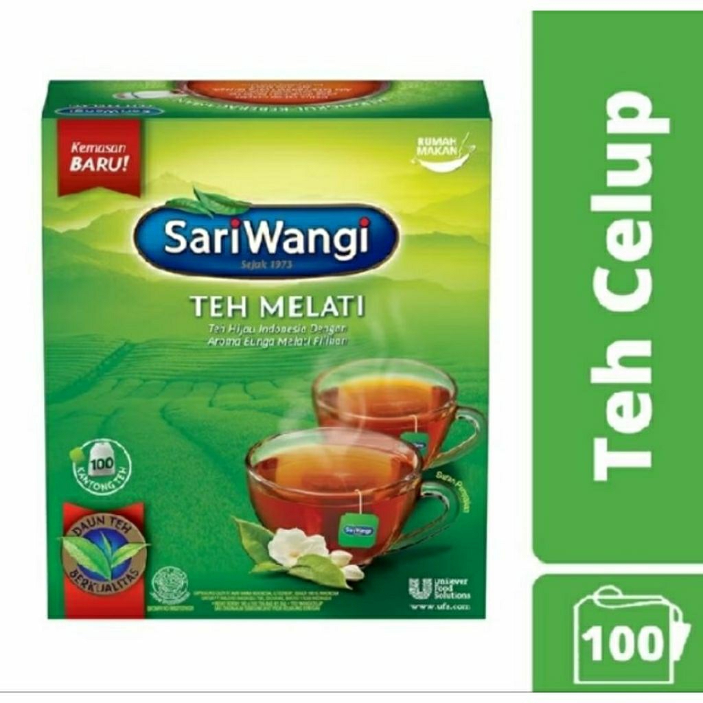 

Toserba Uwais ^^ TEH CELUP SARIWANGI MELATI ISI 100 LEBIH MURAAAHHH ~~