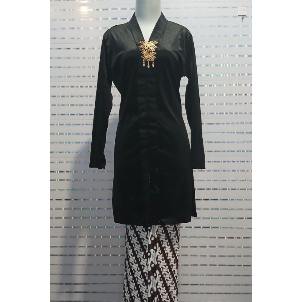 ATASAN KEBAYA BLUDRU TUNIK KARTINI // KEBAYA TUNIK SELUTUT // KEBAYA TUNIK WANITA DEWASA LENGAN PANJ