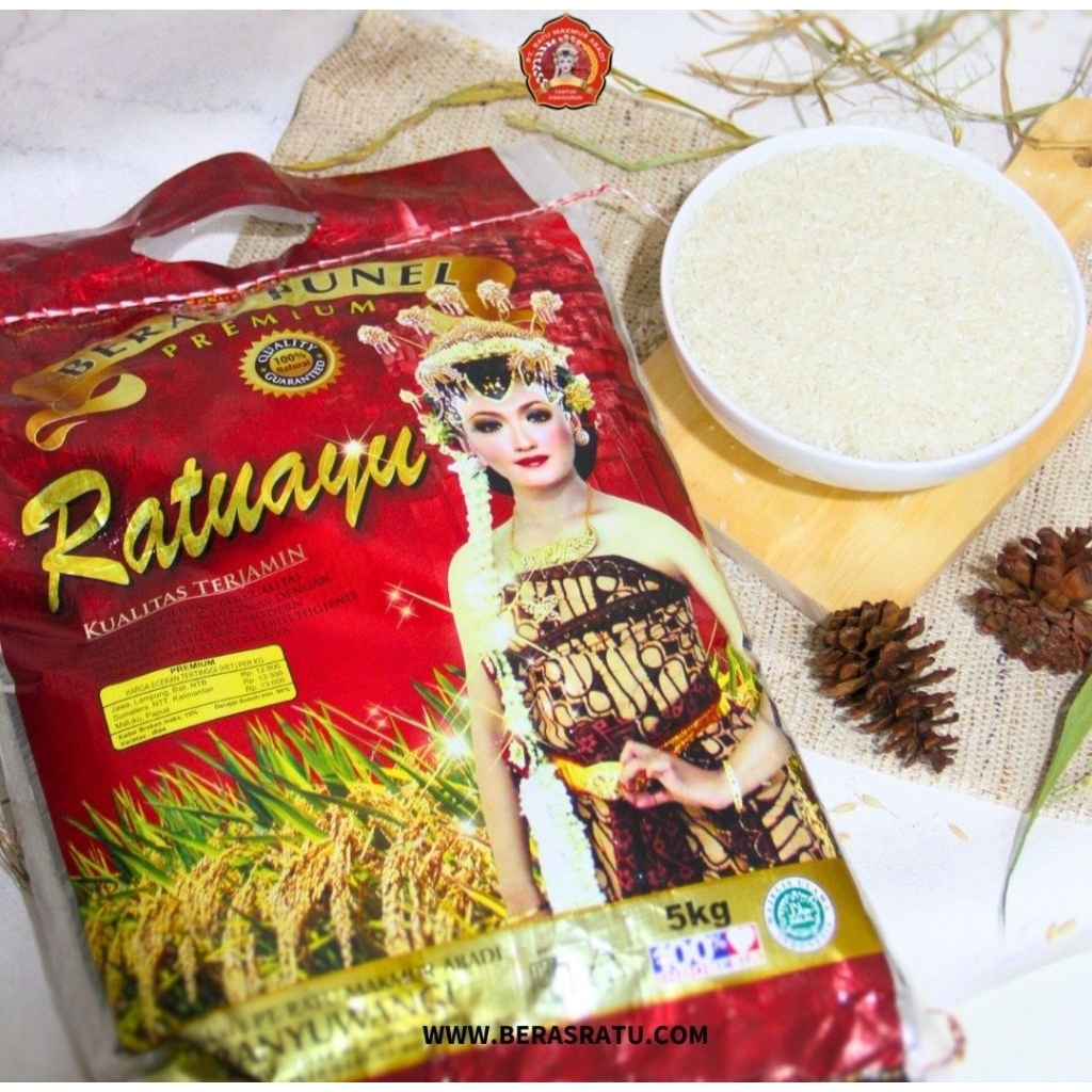 

Beras Punel Ratu Ayu Merah 5kg / Beras Punel / Beras Premium / Beras Banyuwangi / Beras Osing