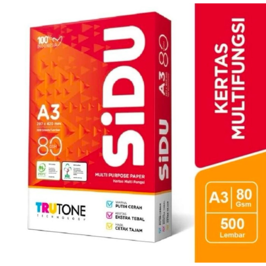 

Kertas A3 SIDU 80 Gram