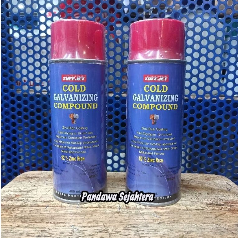 Tuff Jet Cold Galvanize Spray Compound Cat Anti Karat