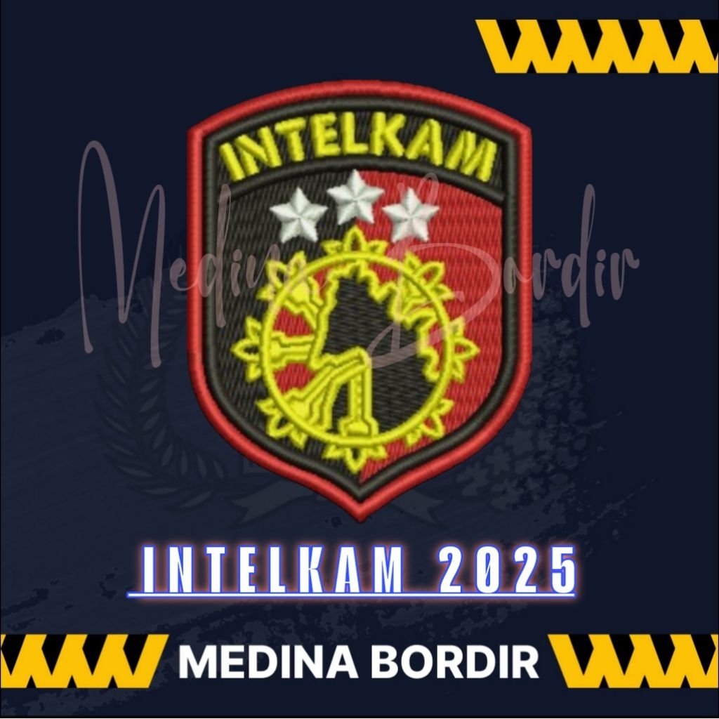 Bordir Timbul Intelkam Polri