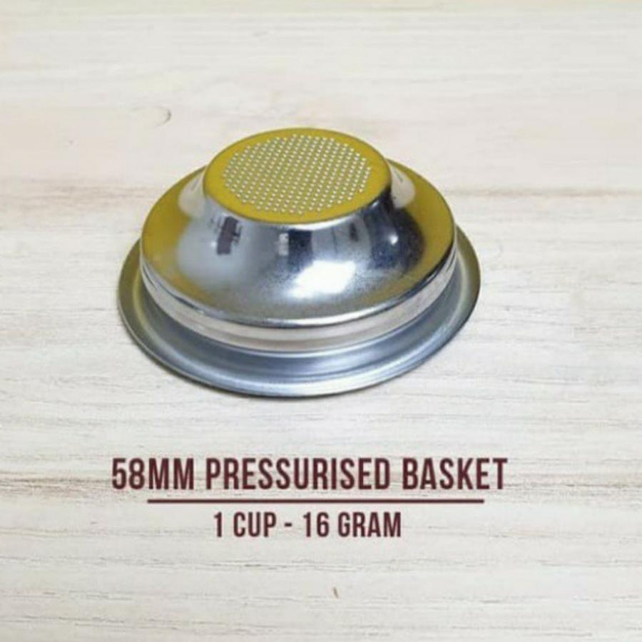 Portafilter Basket 58mm 1 funnel Basket 58mm single