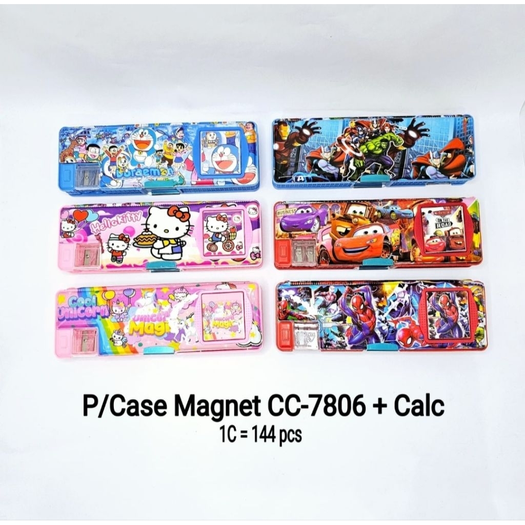 

TERBARU!! KOTAK PENSIL MAGNET KARAKTER LUCU+KALKULATOR CC-7806 (1 PCS)