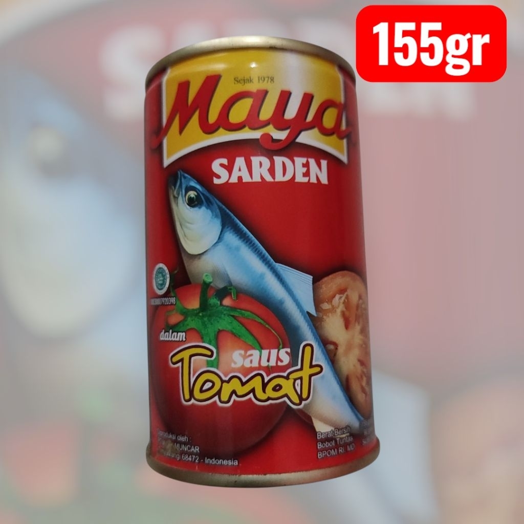 

Maya Sarden 155gr Sarden Kaleng Kecil