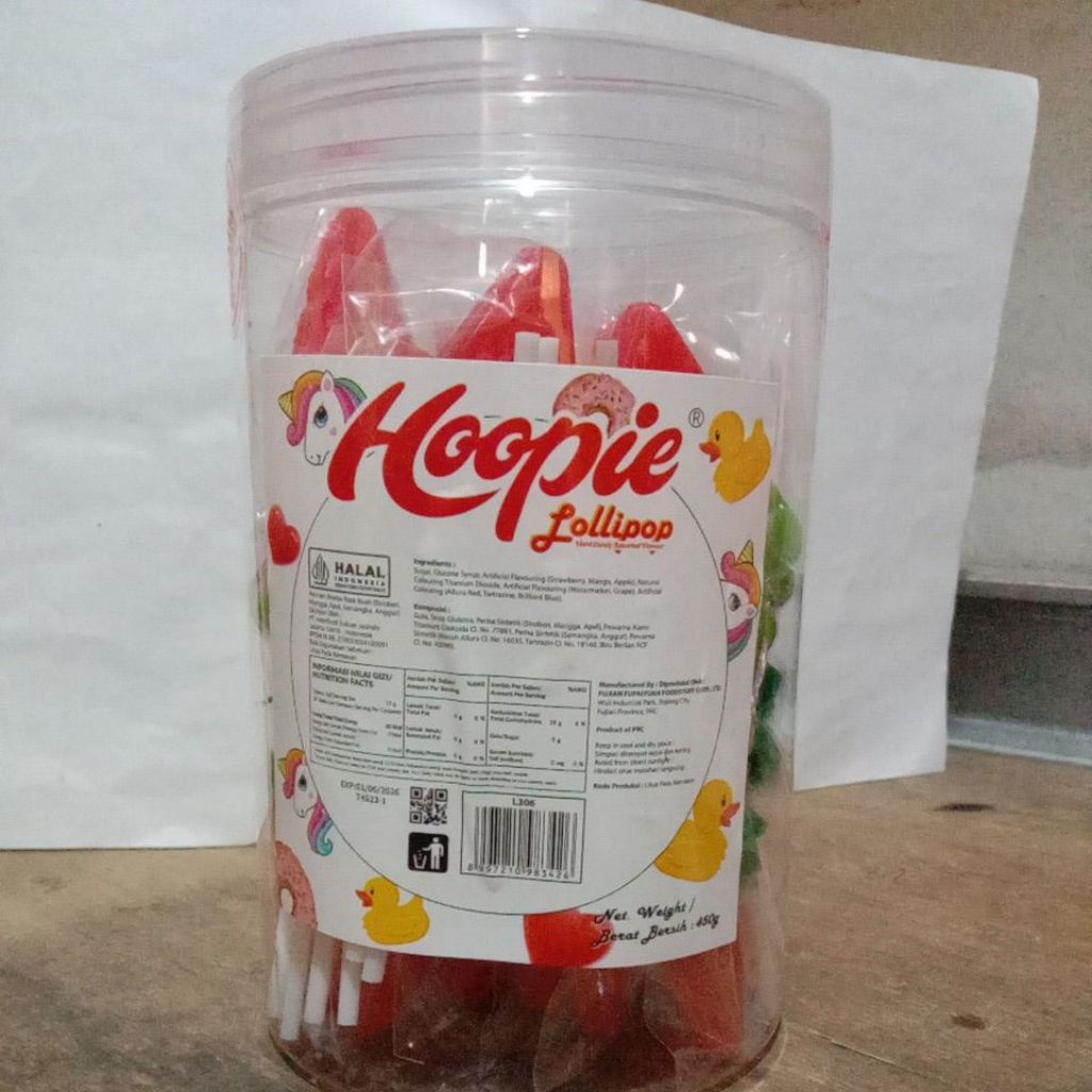 

permen lollipop hoopie isi 30 pcs bisa COD