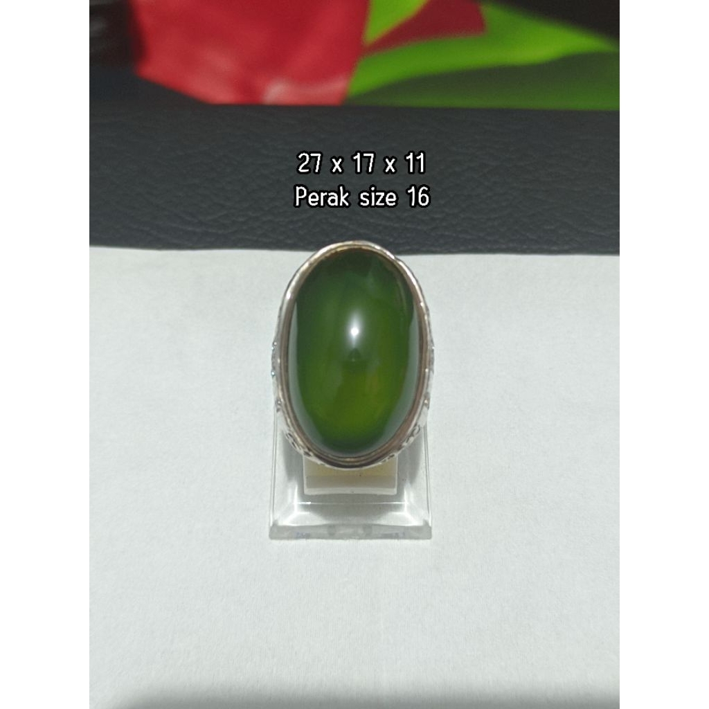 Cincin Giok serpentine aceh HQ