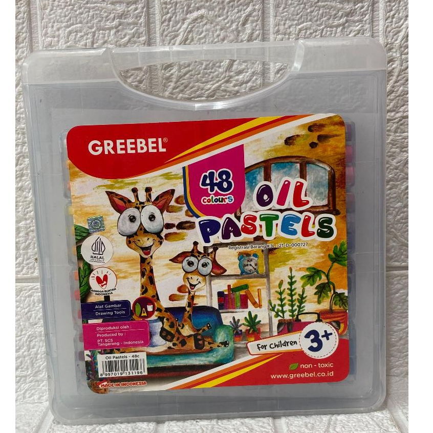 

Krayon / Crayon GREEBEL Oil Pastels 48 Warna