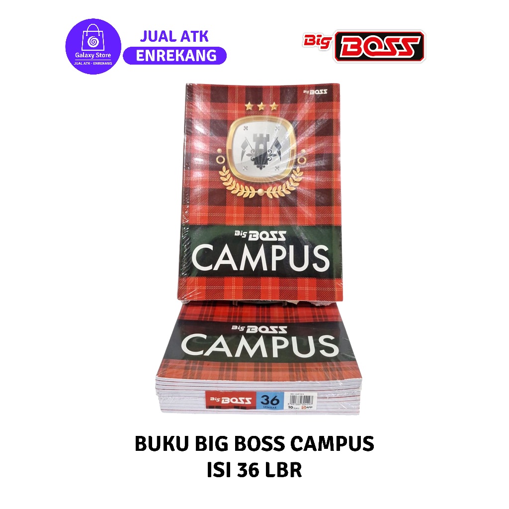 

BUKU BIG BOSS CAMPUS ISI 36 LBR