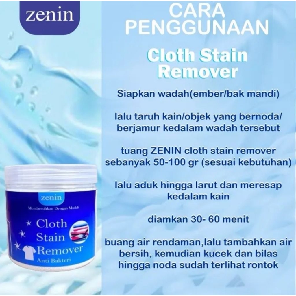 ZENIN CLOTH STAIN REMOVER(penghilang noda  membersihkan noda membandel