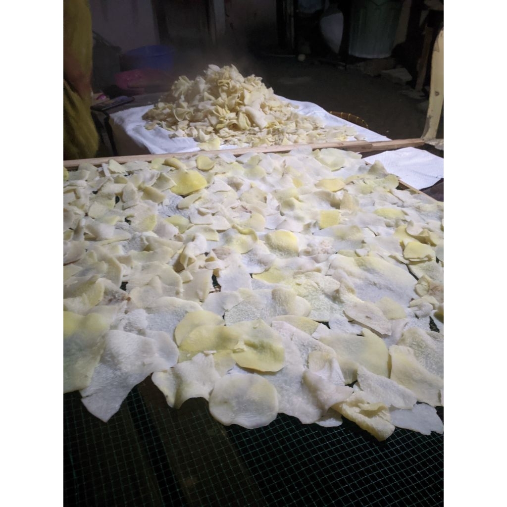 

kerupung gadung mentah