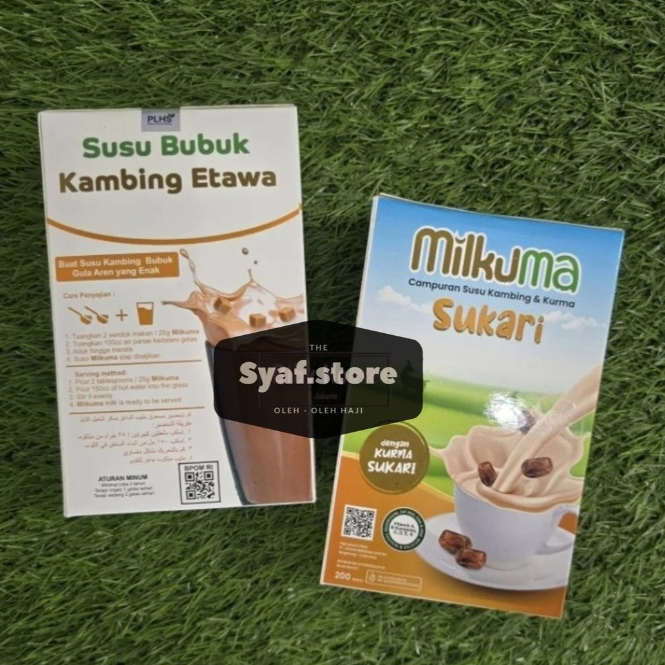 

SUSU KAMBING ETAWA BUBUK MILKUMA SUKARI / GULA AREN 200 gr Halal BPOM