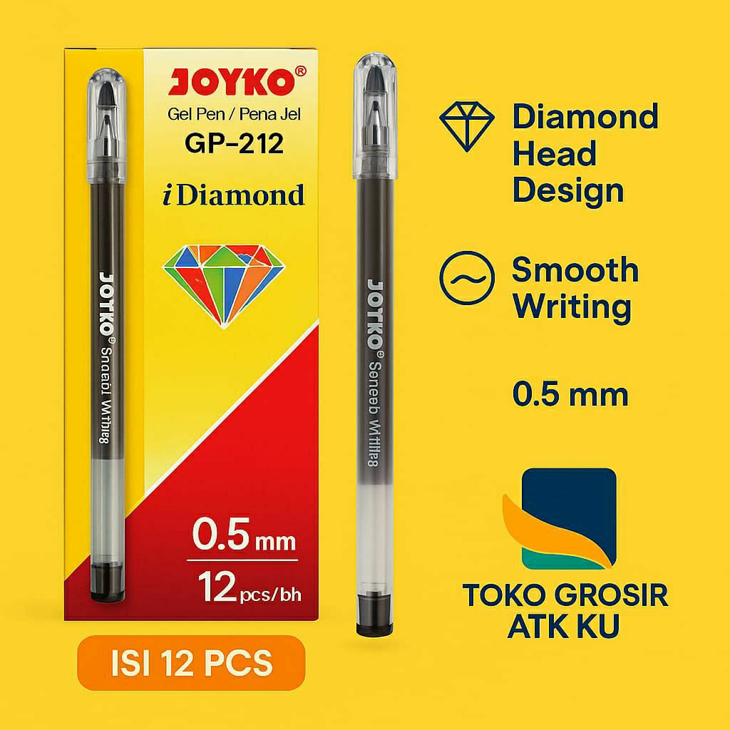

Gel Pen Pulpen Pena Joyko GP-212 iDiamond 0.5 mm 1pc