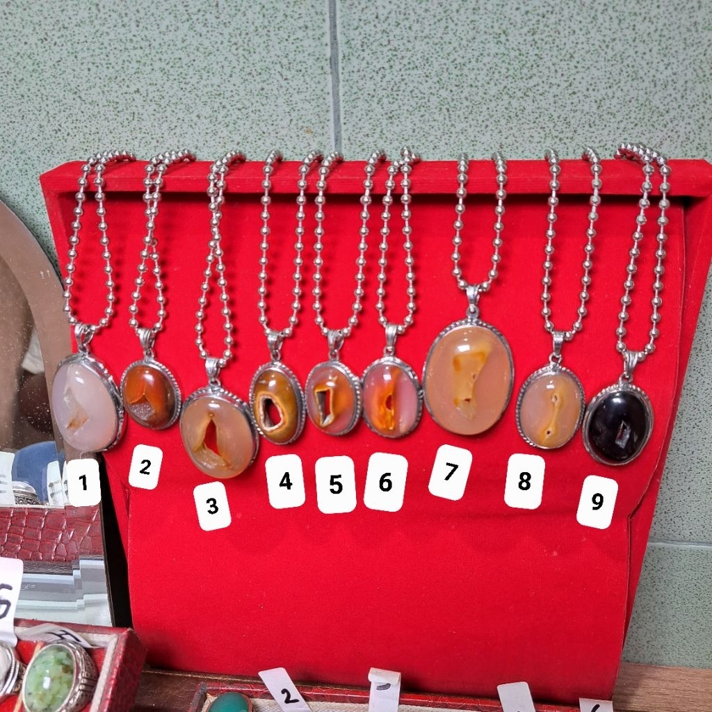 LIONTIN BATU AKIK COMBONG UNIK NATURAL ALAM D12-20