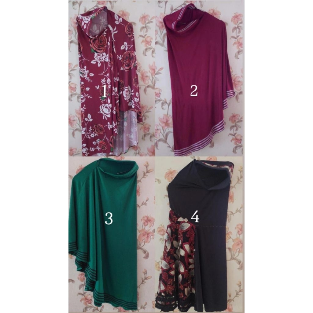 [Preloved] Jilbab Instan Panjang