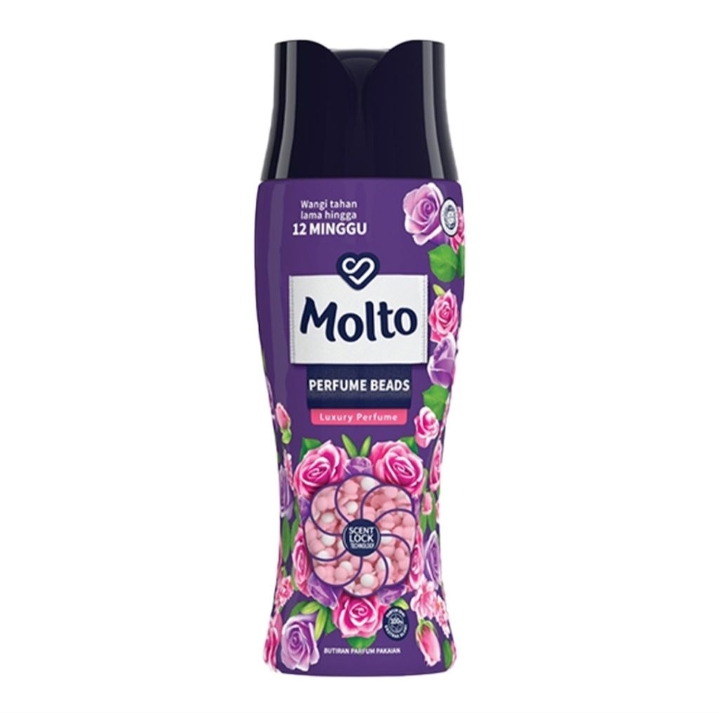 Molto Perfume Beads Luxury Perfume Pelembut dan Pewangi Pakaian Botol 200g